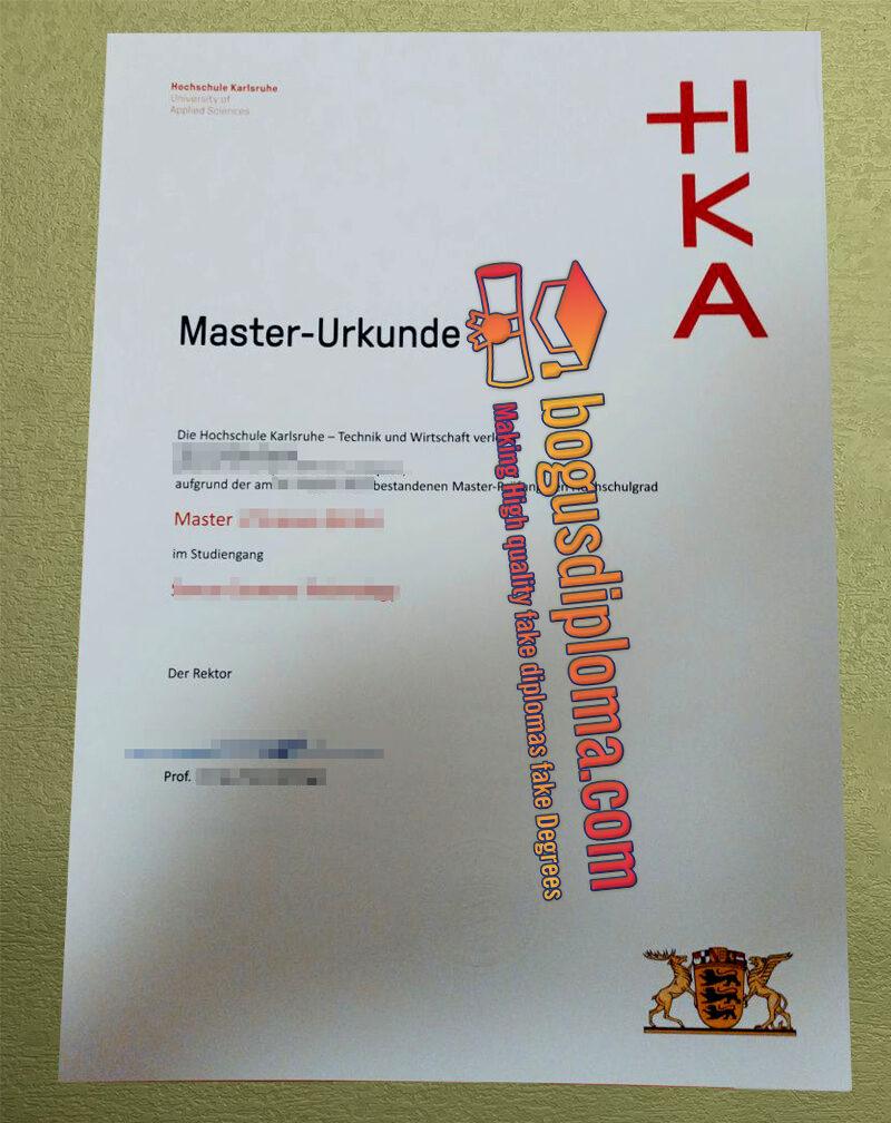 Where to making a Hochschule Karlsruhe Fake Diploma?