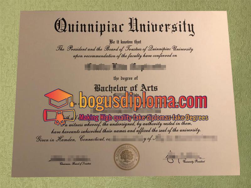 Buy a fake Quinnipiac University Diploma for youself