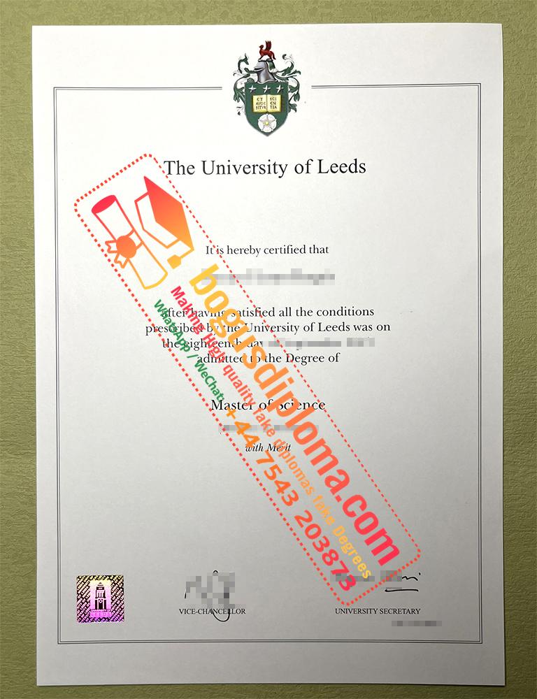 Buy a fake degree from the university of leeds