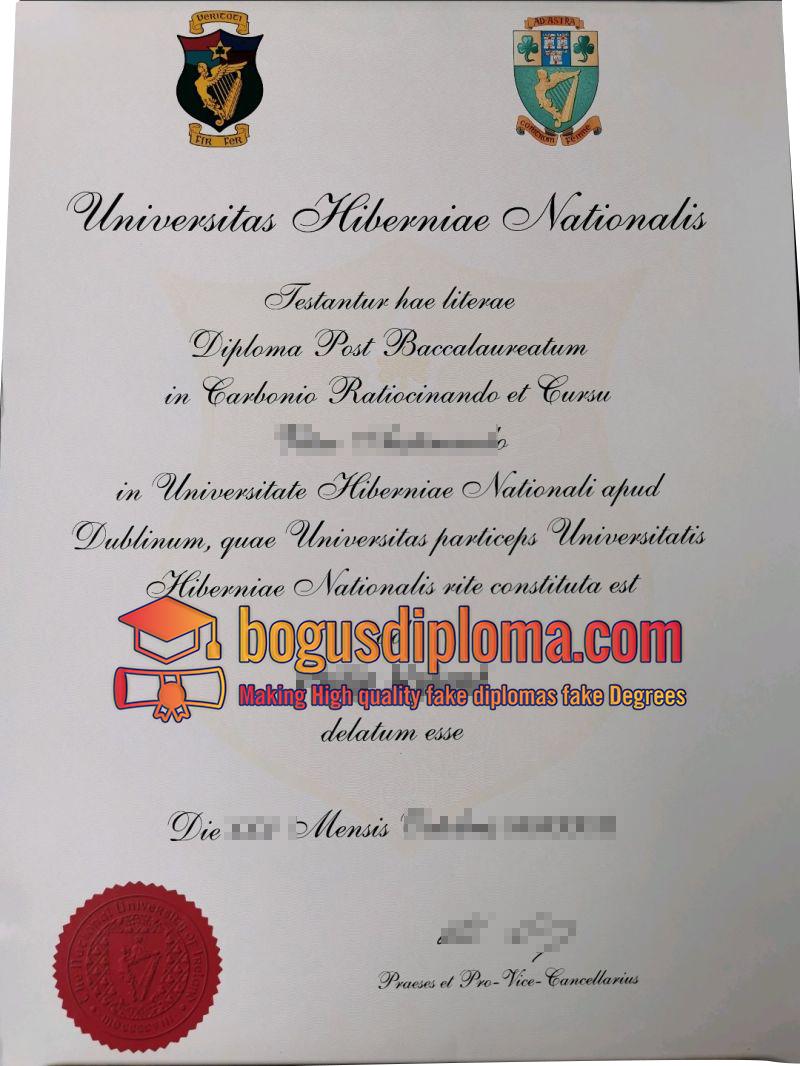 Order Universitas Hiberniae Nationalis Degree Certificate