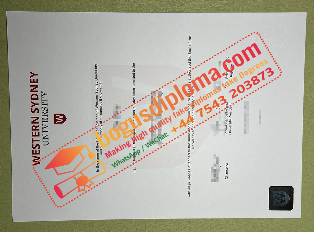 Buying a Western Sydney University Diploma online