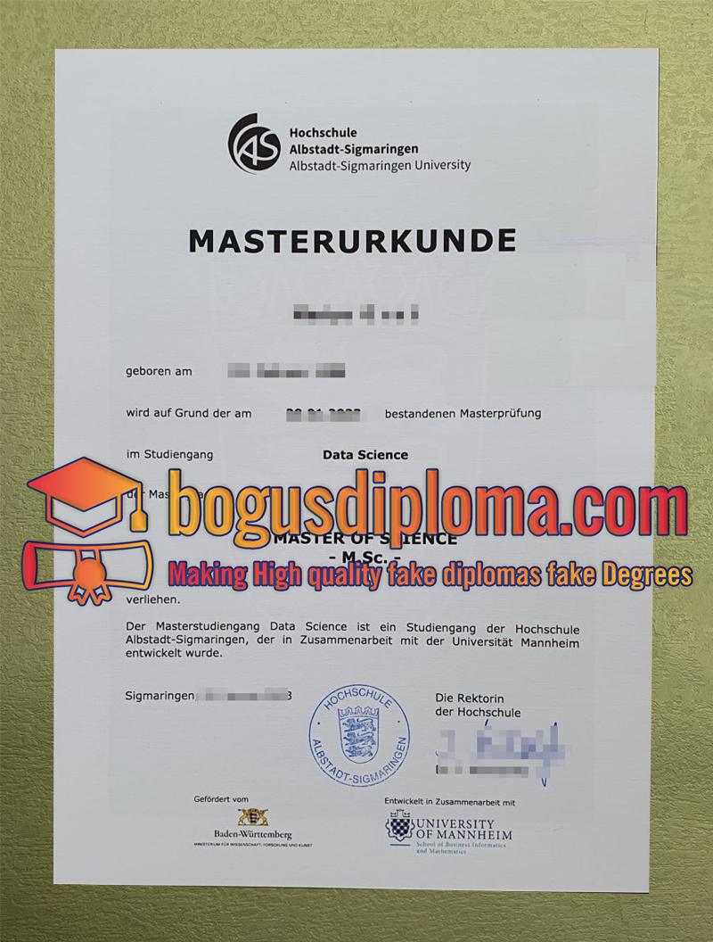 Albstadt-Sigmaringen Hochschule Urkunde 3 ways to buy a Albstadt-Sigmaringen Hochschule MSc Urkunde
