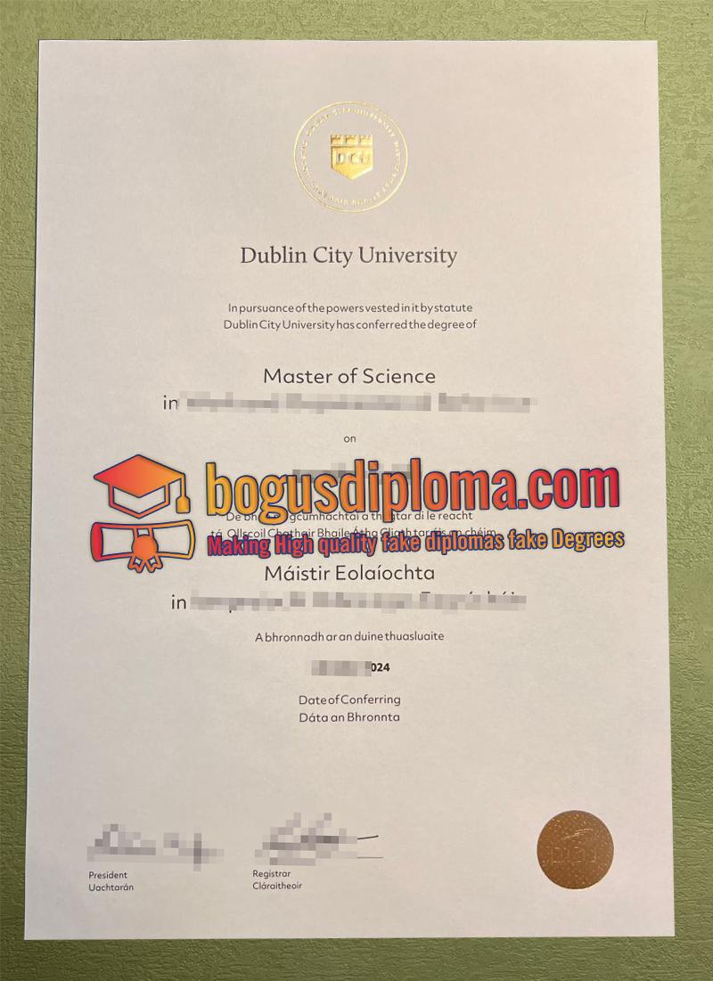 How can i buy a fake Dublin City University Diploma