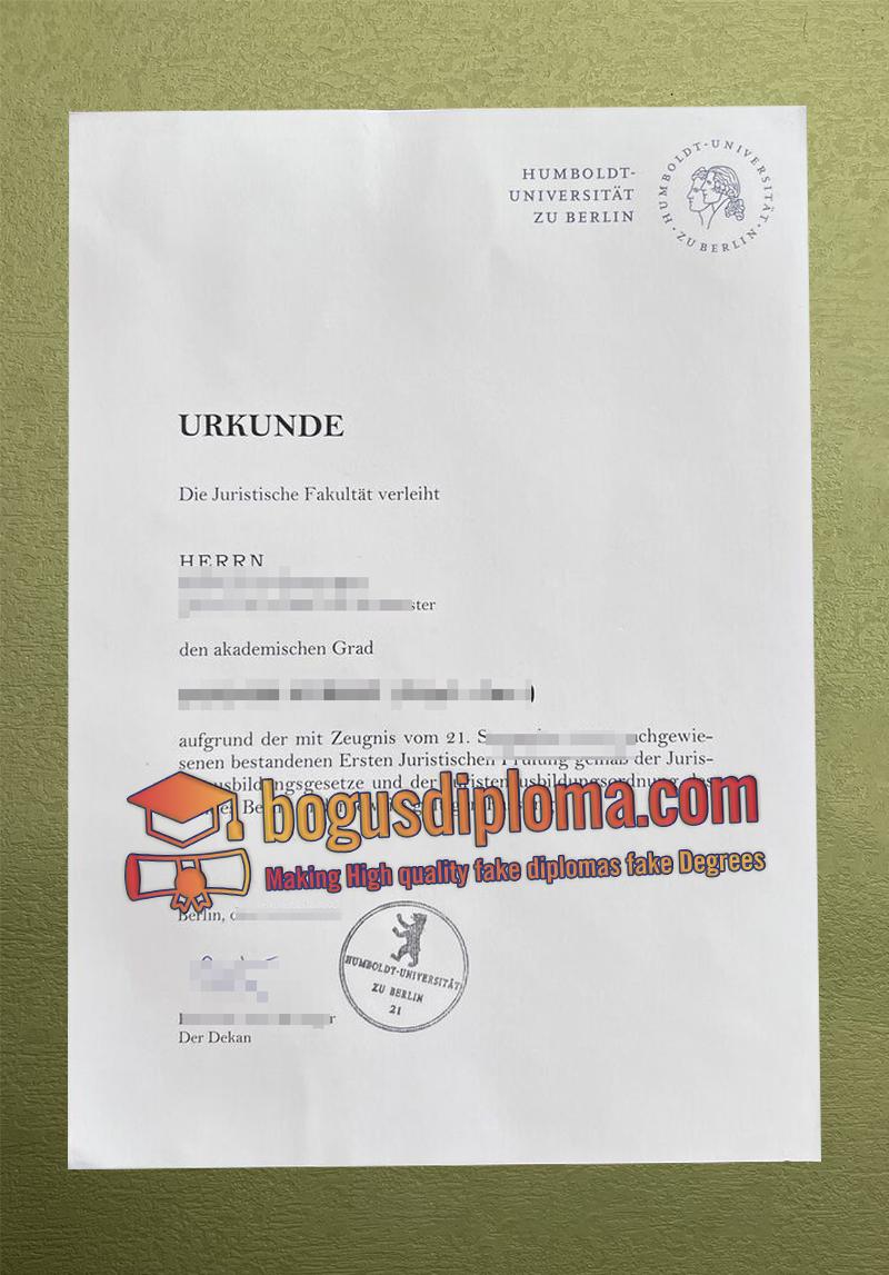 Humboldt-Universität zu Berlin Diploma The way to buy Humboldt-Universität zu Berlin urkunde