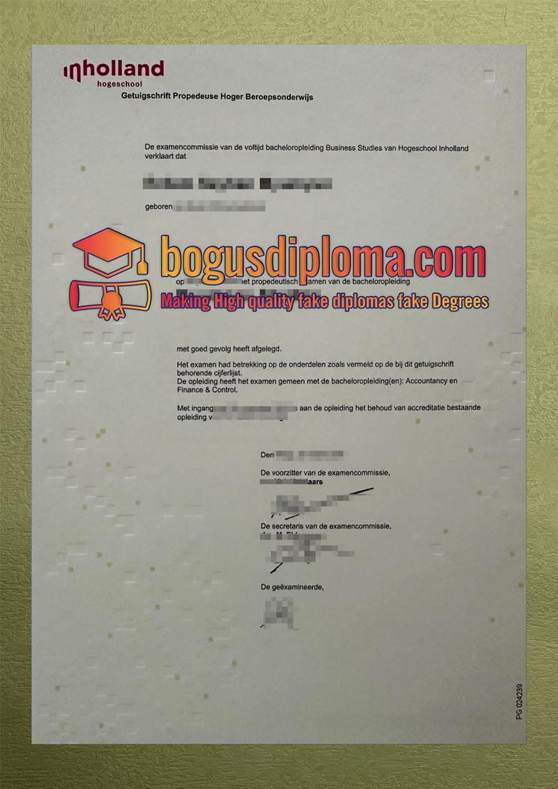 The fast way to obtain Inholland Hogeschool Diploma Obtain Inholland Hogeschool Diploma online
