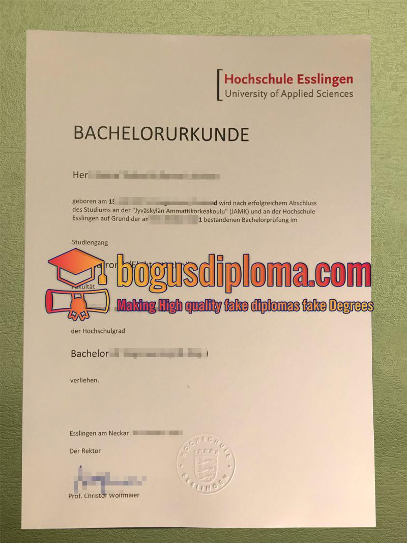 Order a Fachhochschule Esslingen Urkunde The best way to buy a fake urkunde in germany
