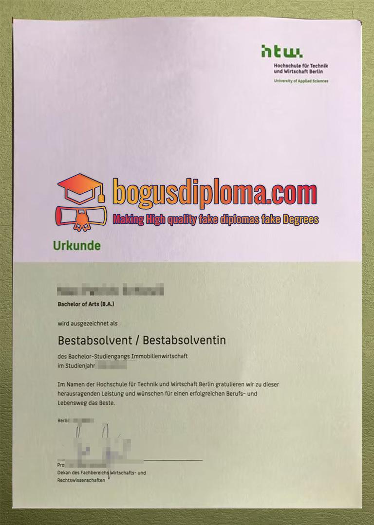 The best place to making a HTW Berlin Urkunde How to order a HTW Berlin Fake urkunde