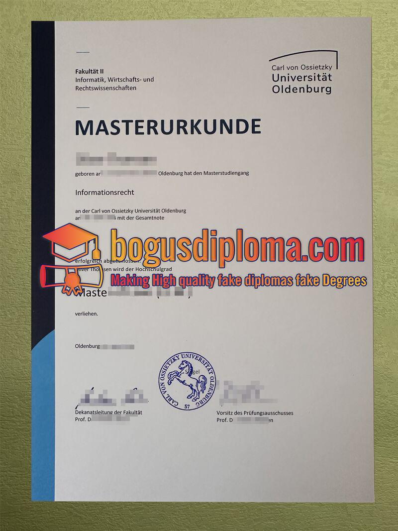 Purchase Universität Oldenburg Fake Diploma Universität Oldenburg Diploma display