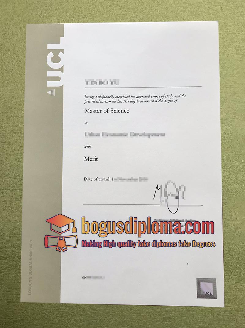 Making UCK Degree Certificate