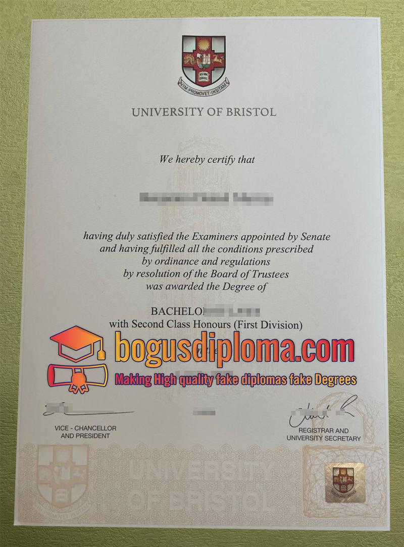 Buy the best diploma from University of Bristol Order a fake degree of University of Bristol