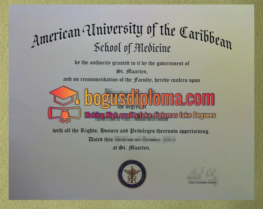Order AUC Fake Diploma online