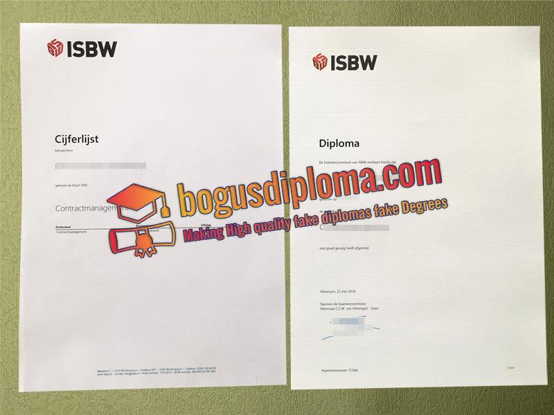 ISBW HBO Diploma and Transcript