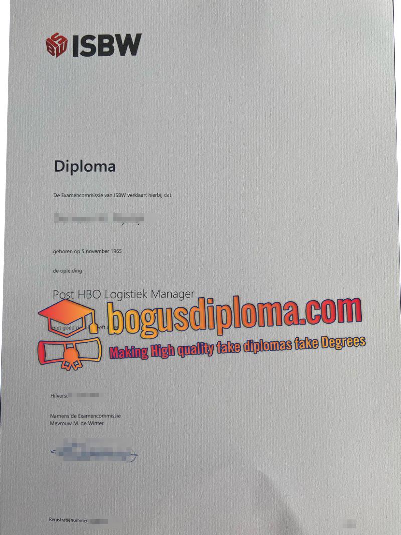 The best website to get a ISBW HBO Diploma Copy