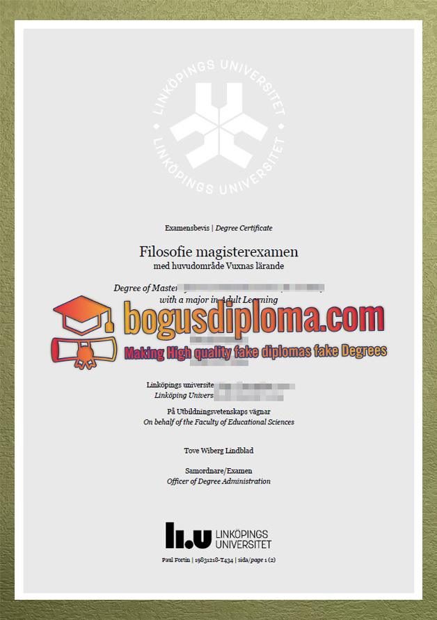 Linköping University Diploma Linköping University Diploma