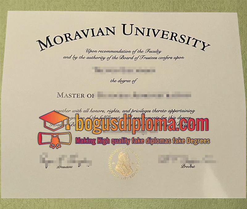 order Moravian University diploma fake