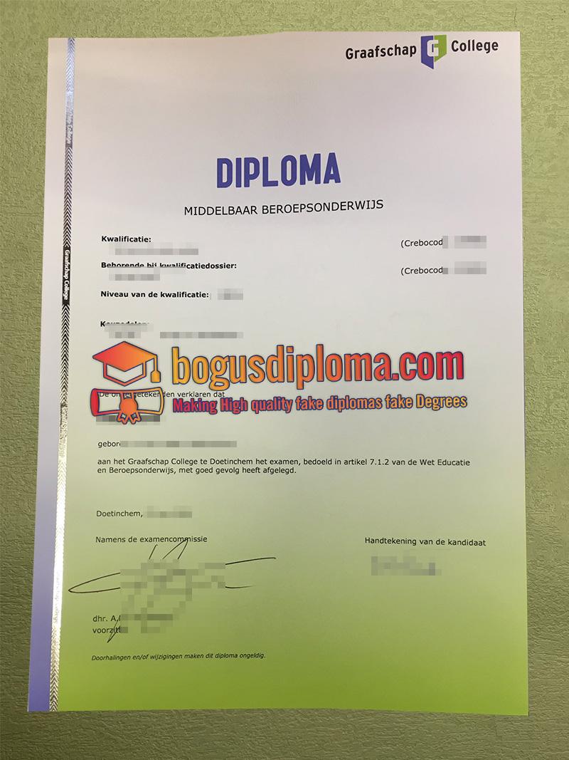 Obtain graafschap college Diploma